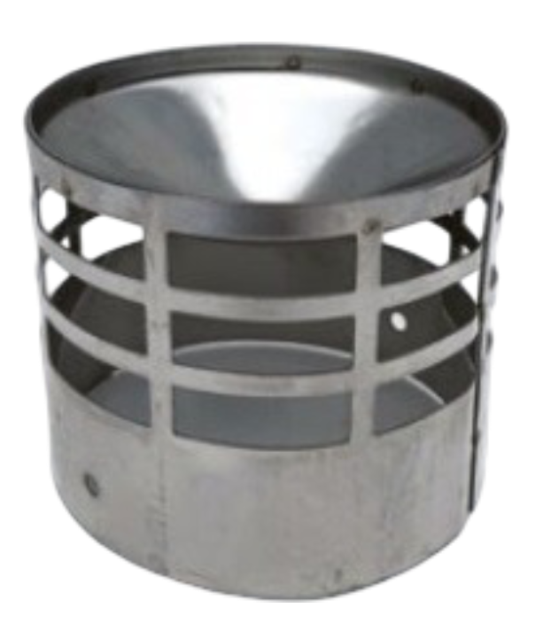 Наконенчик газоотвода Camino 80 горизонтальный конусный 